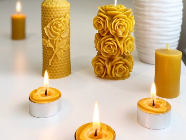 Sveče iz čebeljega voska: Unikatne in s prav posebno zgodbo
